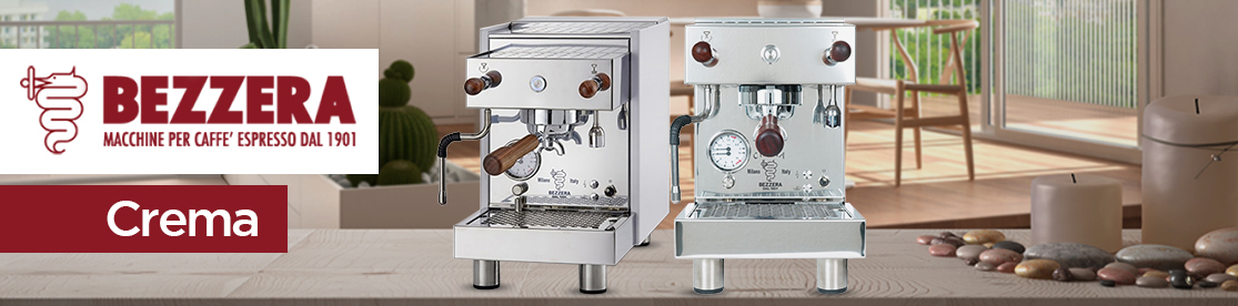 Het nieuwe model Bezzera Crema