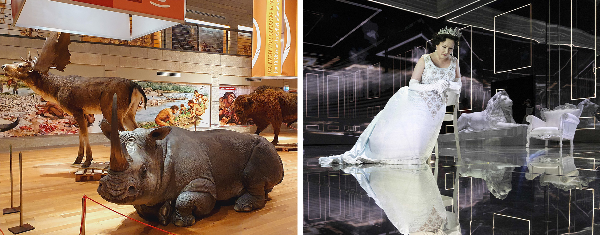 Opere in polistirolo per i settori cinematografico, museale e teatrale