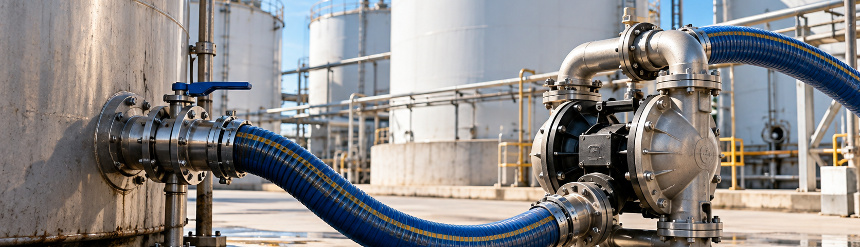 Trasferimento di liquidi industriali da serbatoi: tecnologie e soluzioni